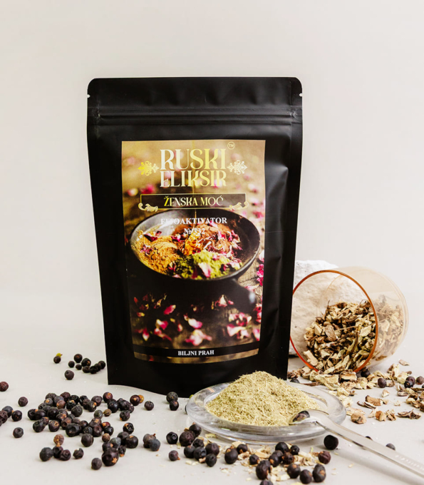 Prah za žensko zdravlje, biljna mešavina za hormonsku ravnotežu