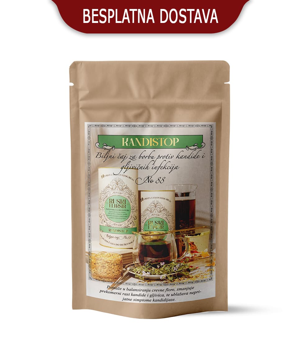 88-KANDISTOP Kandistop №88: Kandistop – biljni čaj protiv kandide i gljivičnih infekcija
