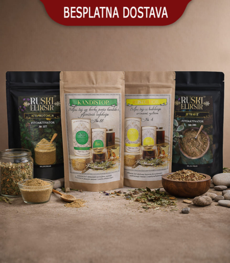 Komplet za prirodnu podršku kod urinarnih tegoba – Bubreguloju, Jetrafit, Antiprotozoa, Kandistop
